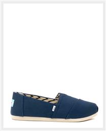 Toms Alpargata Υφασμάτινες Γυναικείες Εσπαντρίγιες σε Navy Μπλε Χρώμα