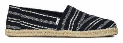 Toms Alpargata Rope Υφασμάτινες Γυναικείες Εσπαντρίγιες σε Μαύρο Χρώμα