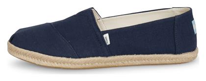 Toms Alpargatas Υφασμάτινες Γυναικείες Εσπαντρίγιες σε Navy Μπλε Χρώμα