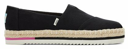 Toms Heavy Twill Υφασμάτινες Γυναικείες Εσπαντρίγιες σε Μαύρο Χρώμα