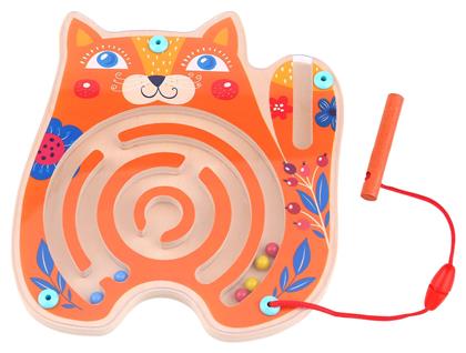 Tooky Toys Cat Maze από Ξύλο για 18+ Μηνών