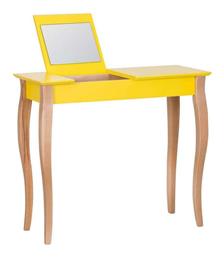 Τουαλέτα Κρεβατοκάμαρας Lillo Yellow με Καθρέπτη 85x35x74cm