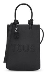 Tous Rue Eco-leather Γυναικεία Τσάντα Χιαστί Μαύρη από το Favela