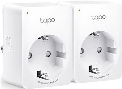 TP-LINK Tapo P110 2-Pack v1 Smart Μονόπριζο με Διακόπτη Λευκό 2τμχ από το e-shop