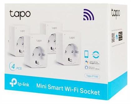 TP-LINK v1 Smart Μονόπριζο Λευκό 4τμχ από το Public