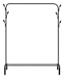 Tradesor Κρεμάστρα Δαπέδου από Μέταλλο 110x40x150cm