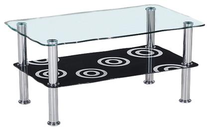 Τραπεζάκι Σαλονιού Daniel Deco 75x45x41cm Μαύρο