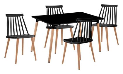 Τραπεζαρία Lavida με 3 Καρέκλες 120x80εκ.