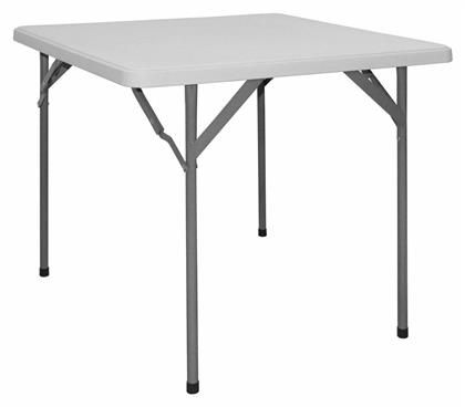 Τραπέζι Catering Πτυσσόμενο 80x80x74εκ. Λευκό