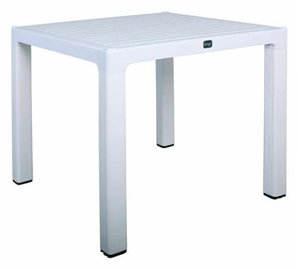 Τραπέζι Tebo 90x90x73 Λευκό