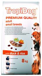 TropiDog Premium Adult Small Breeds Duck & Rice 2.5kg