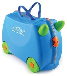 Trunki Terrance Παιδική Βαλίτσα με ύψος 31cm σε Μπλε χρώμα από το Plus4u