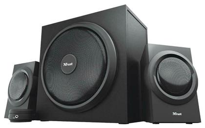 Trust Yuri 2.1 2.1 με Ισχύ 60W σε Μαύρο Χρώμα