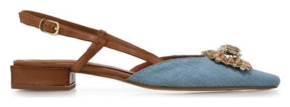 Tsakiris Mallas Γυναικείες Μπαλαρίνες Slingback σε Ταμπά Χρώμα