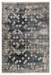 Tzikas Carpets 31638-095 Σετ Μοντέρνα Χαλιά Κρεβατοκάμαρας Serenity Μπλε 3τμχ από το MyCasa