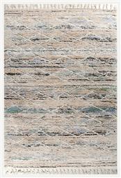 Tzikas Carpets 80297-110 Vita Χαλί με Κρόσια Καφέ 200x290εκ. από το Designdrops