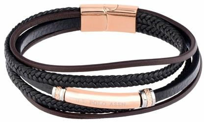 U.S. Polo Assn. Nadir Ανδρικό Βραχιόλι Δερμάτινο