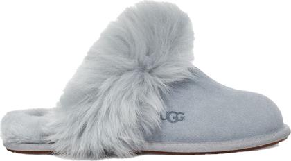 Ugg Australia Χειμερινές Γυναικείες Παντόφλες Με γούνα σε Γκρι Χρώμα