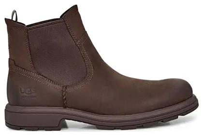 Ugg Australia Biltmore Δερμάτινα Καφέ Ανδρικά Chelsea Μποτάκια Αδιάβροχα