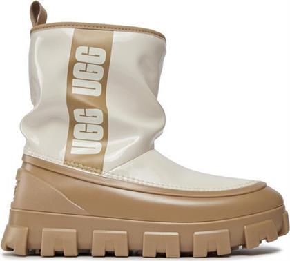 Ugg Australia CLASSIC BRELLAH MINI Γυναικεία Μποτάκια με Πλατφόρμα Μπεζ