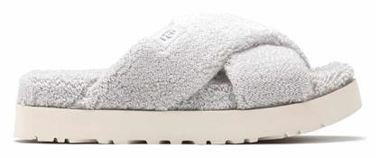 Ugg Australia Fuzz Sugar Χειμερινές Γυναικείες Παντόφλες σε Γκρι Χρώμα