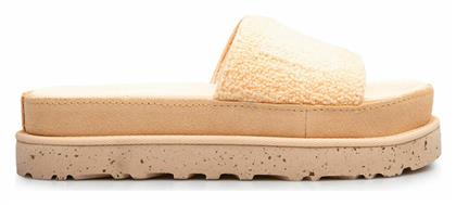 Ugg Australia Laton Δερμάτινα Γυναικεία Σανδάλια Nude