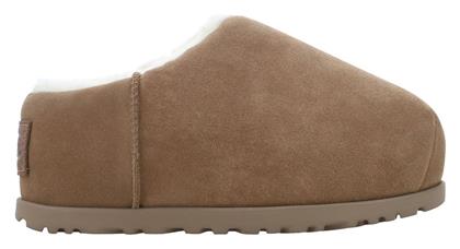 Ugg Australia Pumped Slide Χειμερινές Γυναικείες Παντόφλες με γούνα Chestnut