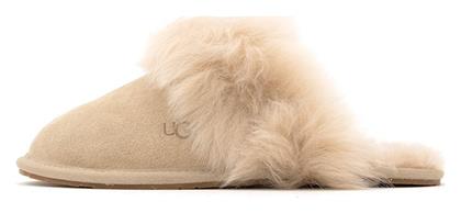 Ugg Australia Scuff Χειμερινές Γυναικείες Παντόφλες με γούνα San