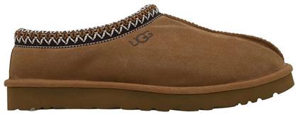 Ugg Australia Tasman Δερμάτινες Χειμερινές Ανδρικές Παντόφλες Καφέ