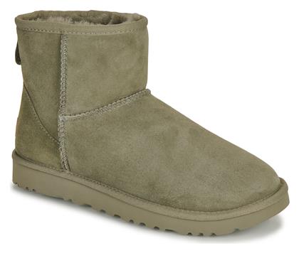 Ugg Australia W Classic Mini Ii Γυναικεία Μποτάκια Χακί