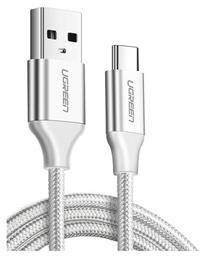 Ugreen Braided USB 2.0 Cable USB-C male - USB-A male Λευκό 2m (60133)