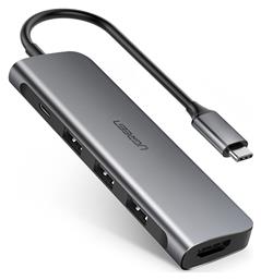 Ugreen CM136 USB-C Docking Station με HDMI 4K PD από το Uniqueshop