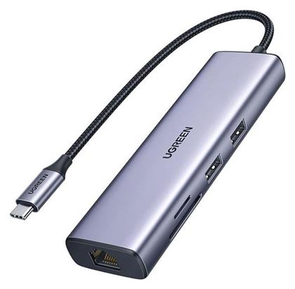 Ugreen CM512 USB-C Docking Station με HDMI 4K PD Ethernet
