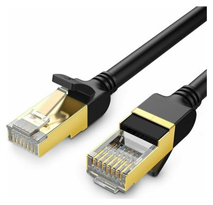 Ugreen F/FTP Cat.7 Καλώδιο Δικτύου Ethernet 0.5m Μαύρο