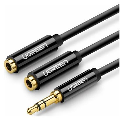 Ugreen Καλώδιο 3.5mm male - 3.5mm female Μαύρο 0.25m (20816)