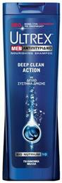 Ultrex Men Deep Clean Action Αντιπιτυριδικό Σαμπουάν για Κανονικά Μαλλιά 360ml