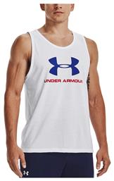 Under Armour Ανδρική Μπλούζα Αμάνικη Λευκή