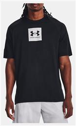 Under Armour Ανδρικό Αθλητικό T-shirt Κοντομάνικο Μαύρο