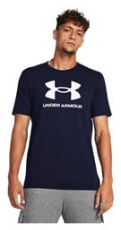 Under Armour Ανδρικό Αθλητικό T-shirt Κοντομάνικο Navy Μπλε