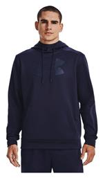 Under Armour Ανδρικό Φούτερ με Κουκούλα και Τσέπες Navy Μπλε