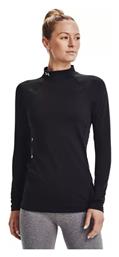 Under Armour Authentics Mockneck T-Shirt Μαύρο
