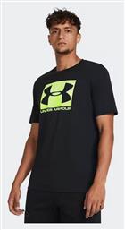 Under Armour Boxed Sportstyle Ss T-shirt ΜΑΥΡΟ