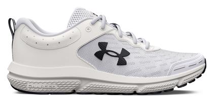 Under Armour Charged Assert 10 Ανδρικά Αθλητικά Παπούτσια Running Λευκά