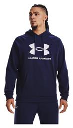 Under Armour Φούτερ Σκούρο Μπλέ με Κουκούλα