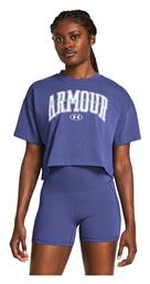 Under Armour Γυναικείο Crop T-shirt Μωβ