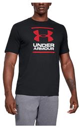 Under Armour GL Foundation Ανδρικό Αθλητικό T-shirt Κοντομάνικο Μαύρο