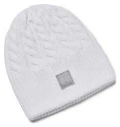 Under Armour Halftime Beanie Unisex Σκούφος Πλεκτός σε Λευκό χρώμα