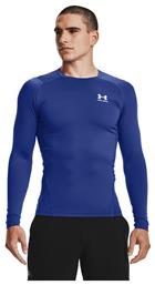 Under Armour HeatGear Armour Ανδρική Ισοθερμική Μακρυμάνικη Μπλούζα Compression Μπλε