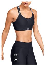 Under Armour Infinity High Γυναικείο Αθλητικό Μπουστάκι Μαύρο