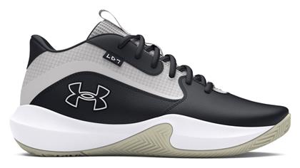 Under Armour Lockdown 7 Χαμηλά Μπασκετικά Παπούτσια Μαύρα